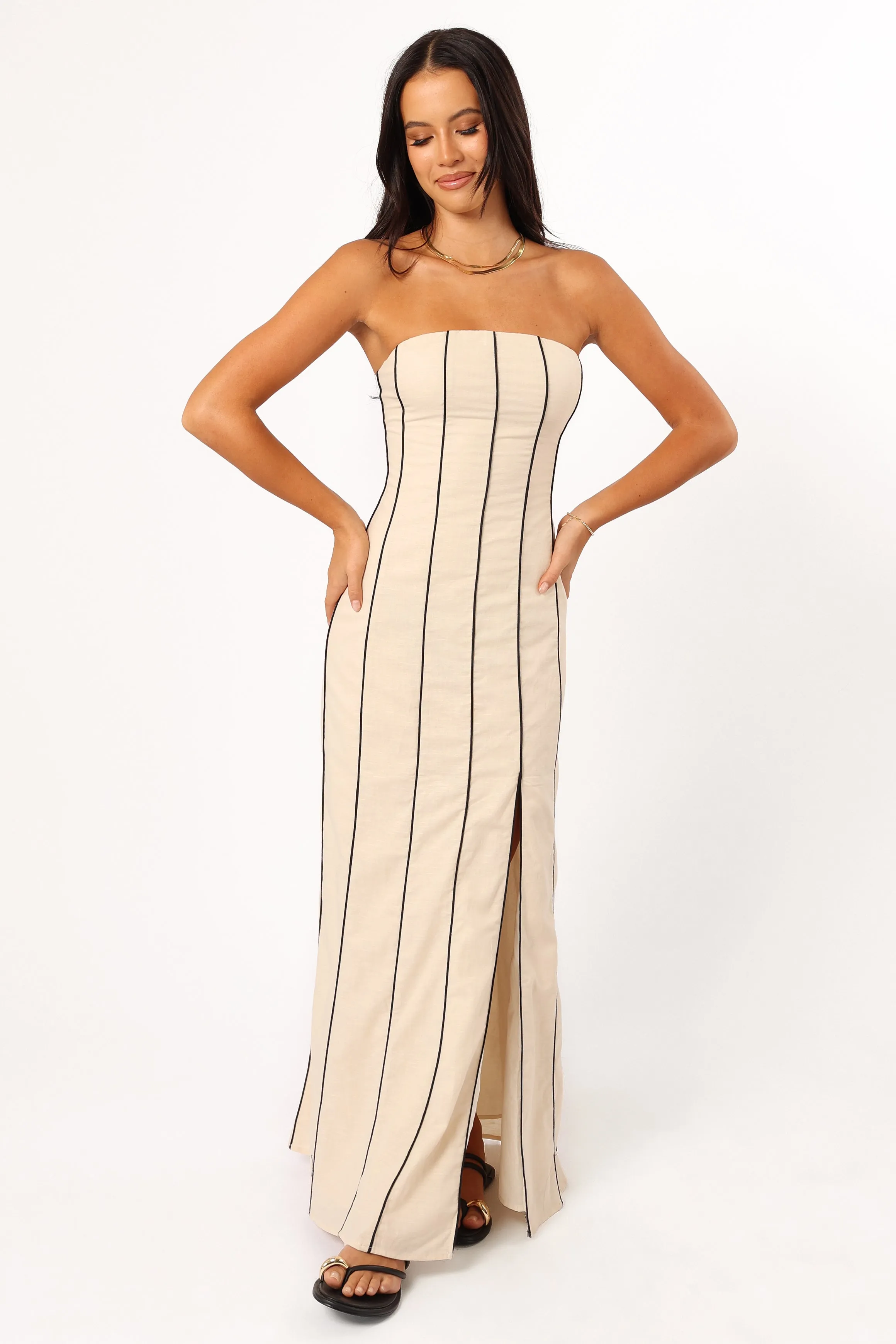 Ravello Maxi Dress - Cream sold by Petal & Pup product image thumbnail 5