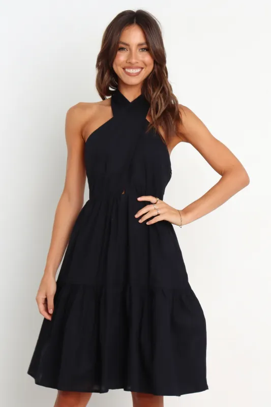 Marielle Dress - Black sold by Petal & Pup