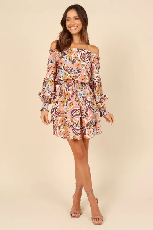 Eris Dress - Berry Print sold by Petal & Pup