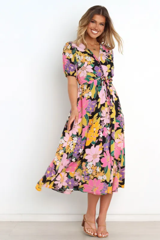 Jeanne Dress - Black sold by Petal & Pup