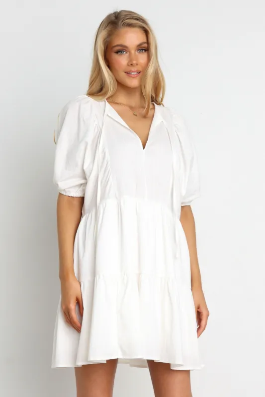Gemma Dress - White sold by Petal & Pup