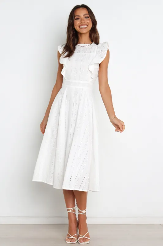 Marlee Dress - White sold by Petal & Pup