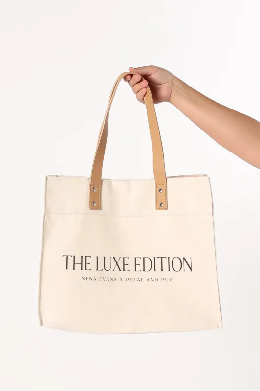 Nena Tote - Natural sold by Petal & Pup