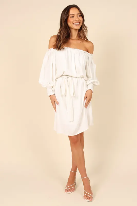 Isabelle Dress - White sold by Petal & Pup