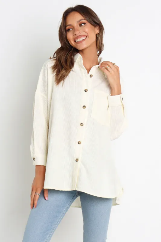 Dahna Jacket - Cream sold by Petal & Pup