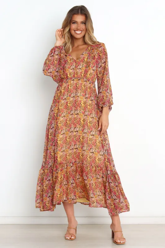 Luciana Dress - Mustard sold by Petal & Pup