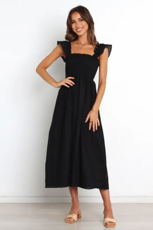 Genevieve Dress - Black sold by Petal & Pup