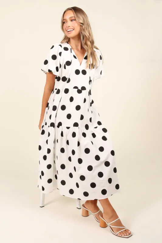 Tarnie Dress - White sold by Petal & Pup