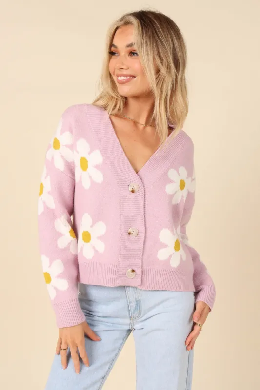 Daisy Cardigan - Pink sold by Petal & Pup