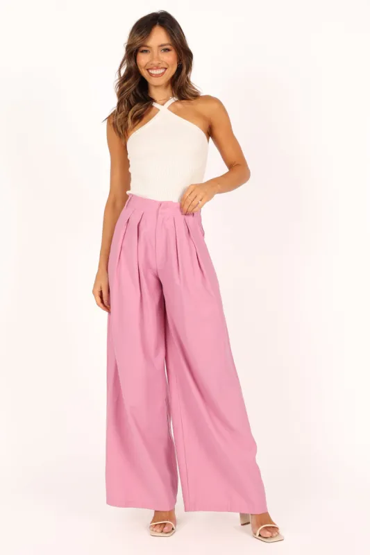 Alexa Pant - Pink sold by Petal & Pup