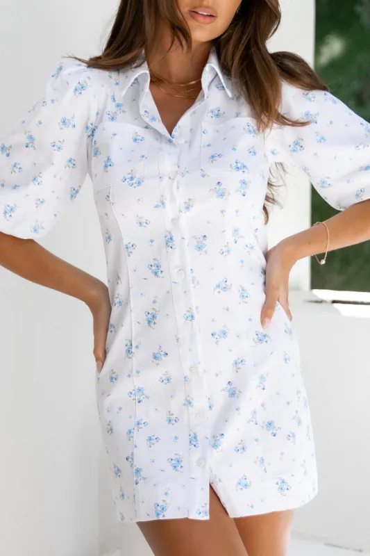 Nolia Dress - White sold by Petal & Pup