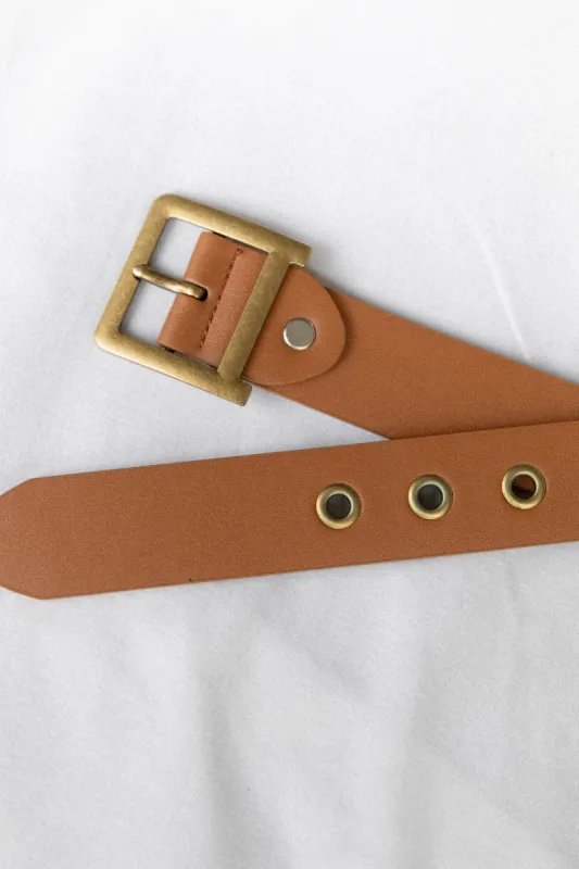 Tessa Belt - Tan sold by Petal & Pup