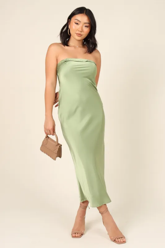 Analeah Dress - Olive sold by Petal & Pup