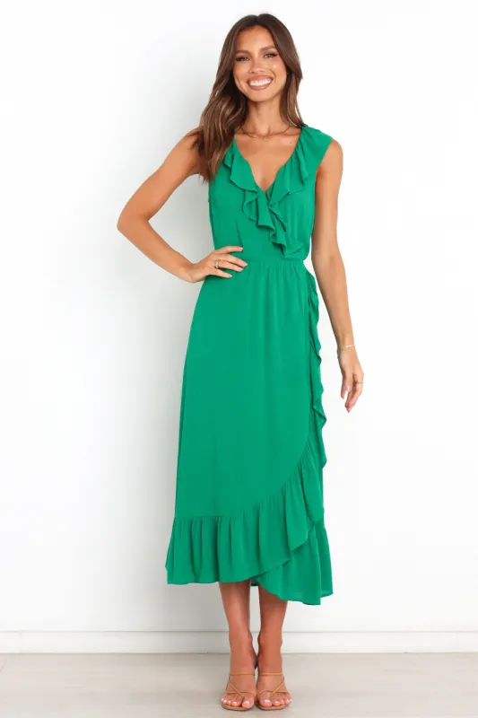 Mariska Dress - Green sold by Petal & Pup