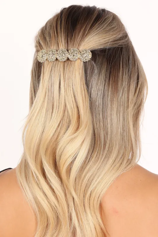 Iris Hairclip - Gold sold by Petal & Pup