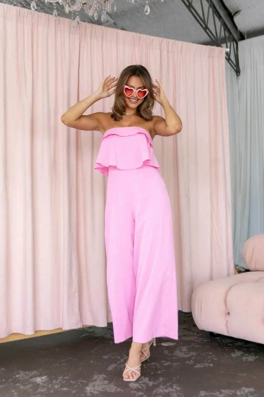 Katia Jumpsuit - Pink sold by Petal & Pup