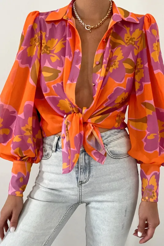 Fleetwood Shirt - Orange sold by Petal & Pup