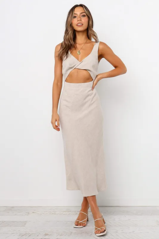 Apollo Dress - Beige sold by Petal & Pup