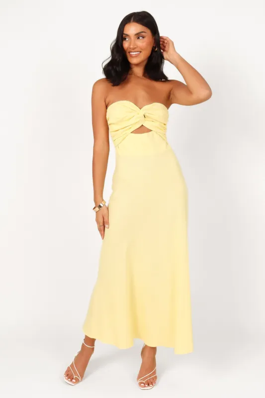 Rosetta Dress - Yellow sold by Petal & Pup