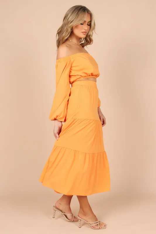 Carlotta Two Piece Set - Orange sold by Petal & Pup