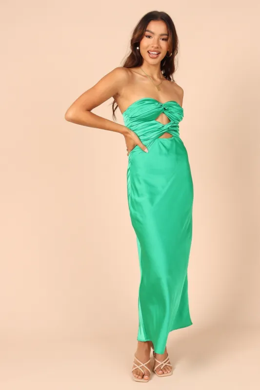 Mich Slip Dress - Green sold by Petal & Pup