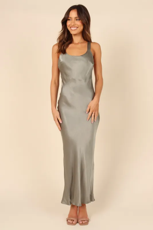 Ana Dress - Olive sold by Petal & Pup