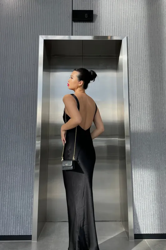 Ana Dress - Black sold by Petal & Pup