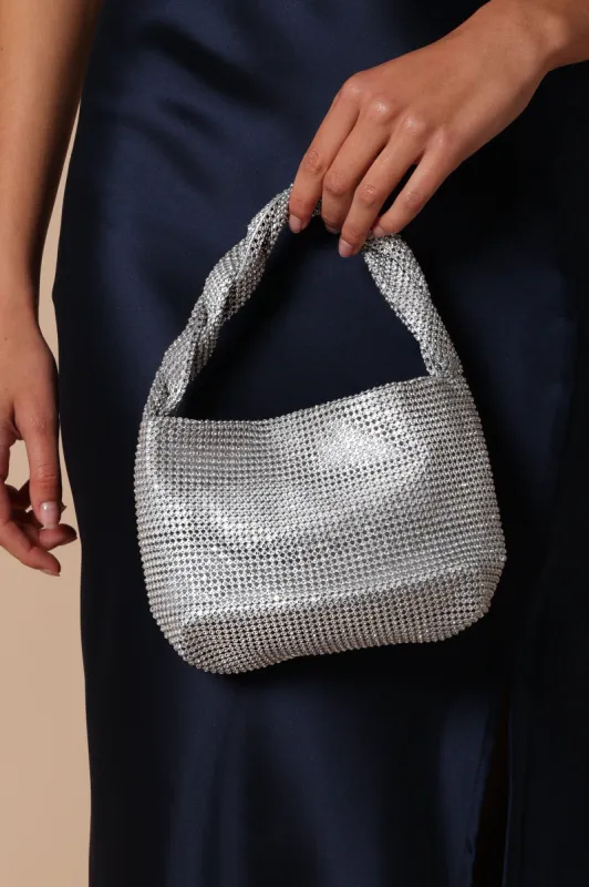 Alle Twist Handle Bag - Silver sold by Petal & Pup