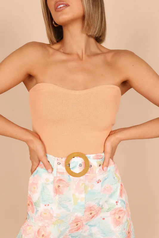 Harry Strapless Top - Orange made by Petal & Pup