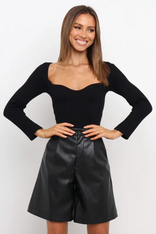 Whitman Knit Sweater - Black sold by Petal & Pup