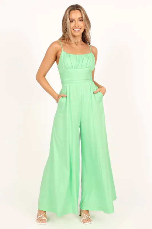 Glyph Jumpsuit - Mint Green sold by Petal & Pup