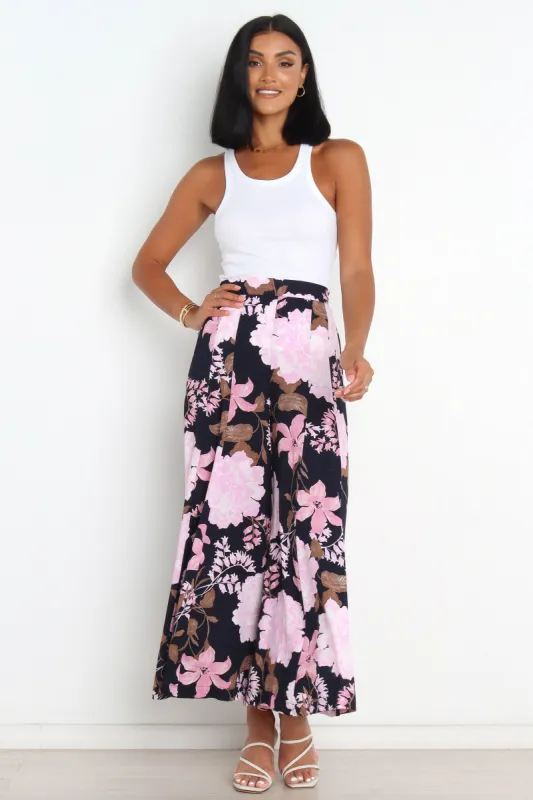 Bonney Pants - Navy Floral sold by Petal & Pup