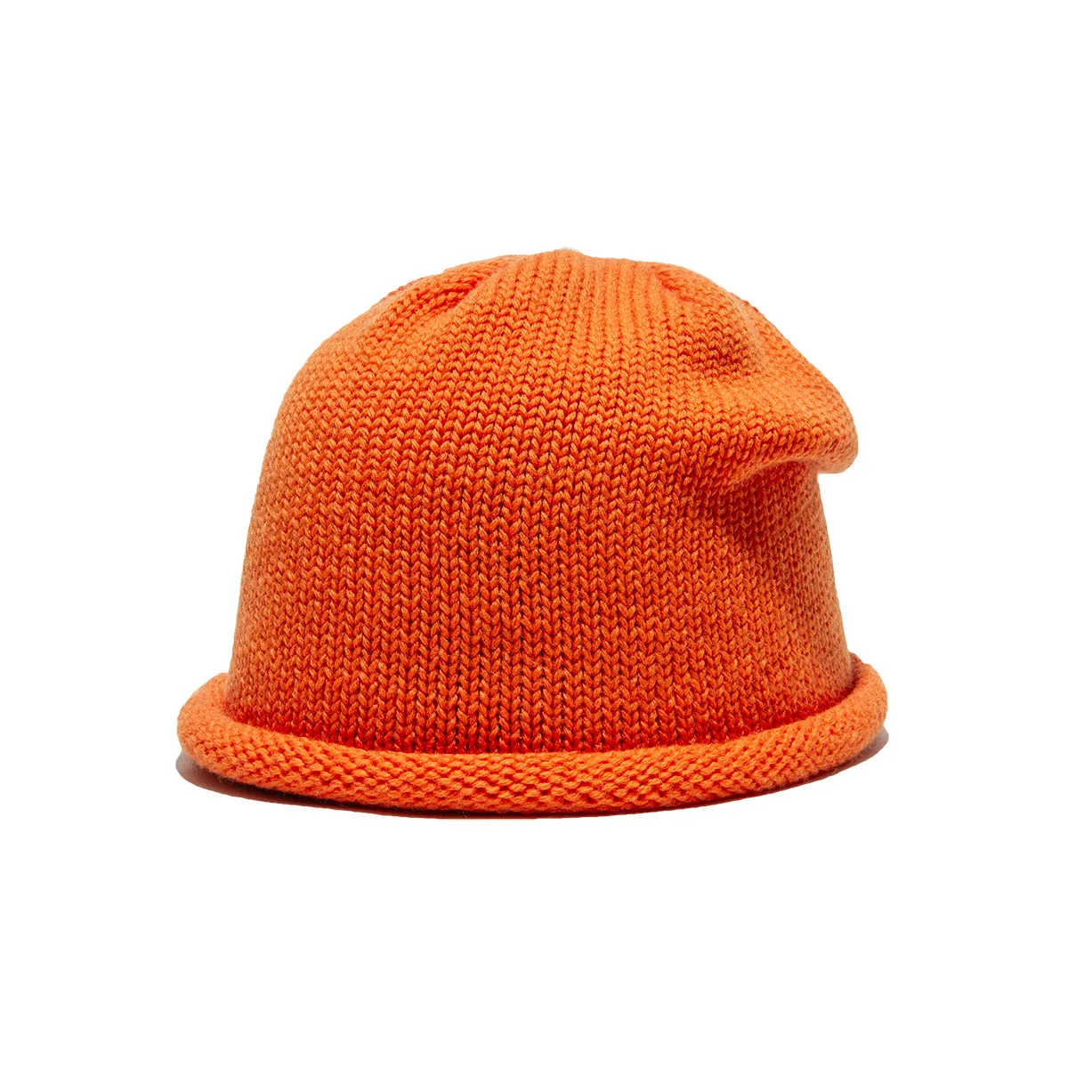 WOOL ROLL WATCH CAP - Orange sold by H.W. Dog & Co