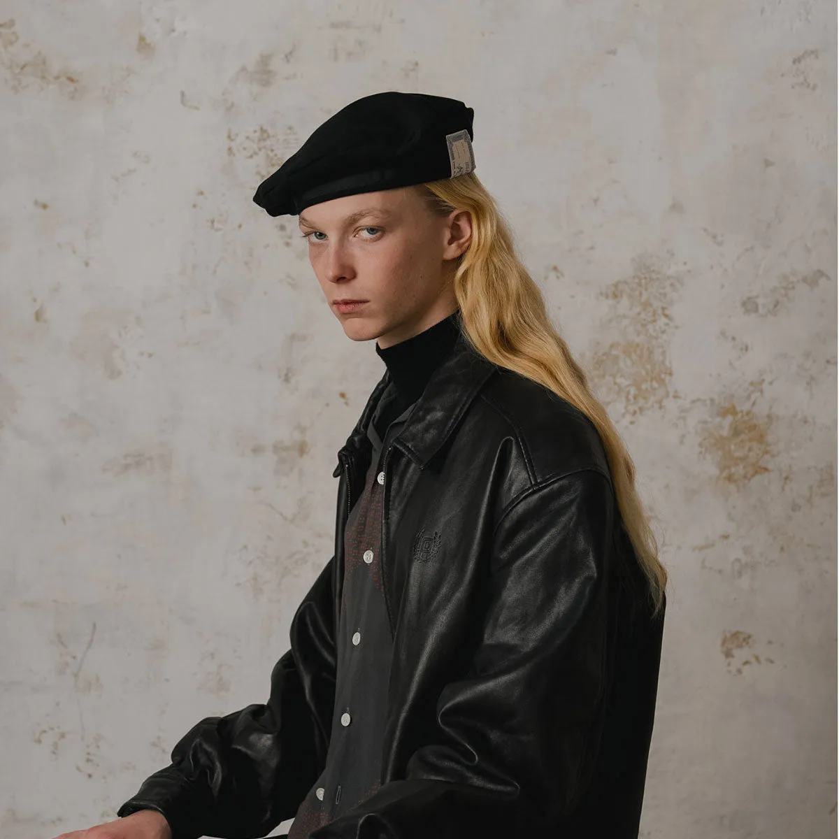 SWEAT DISK BERET - Beige sold by H.W. Dog & Co product image thumbnail 2