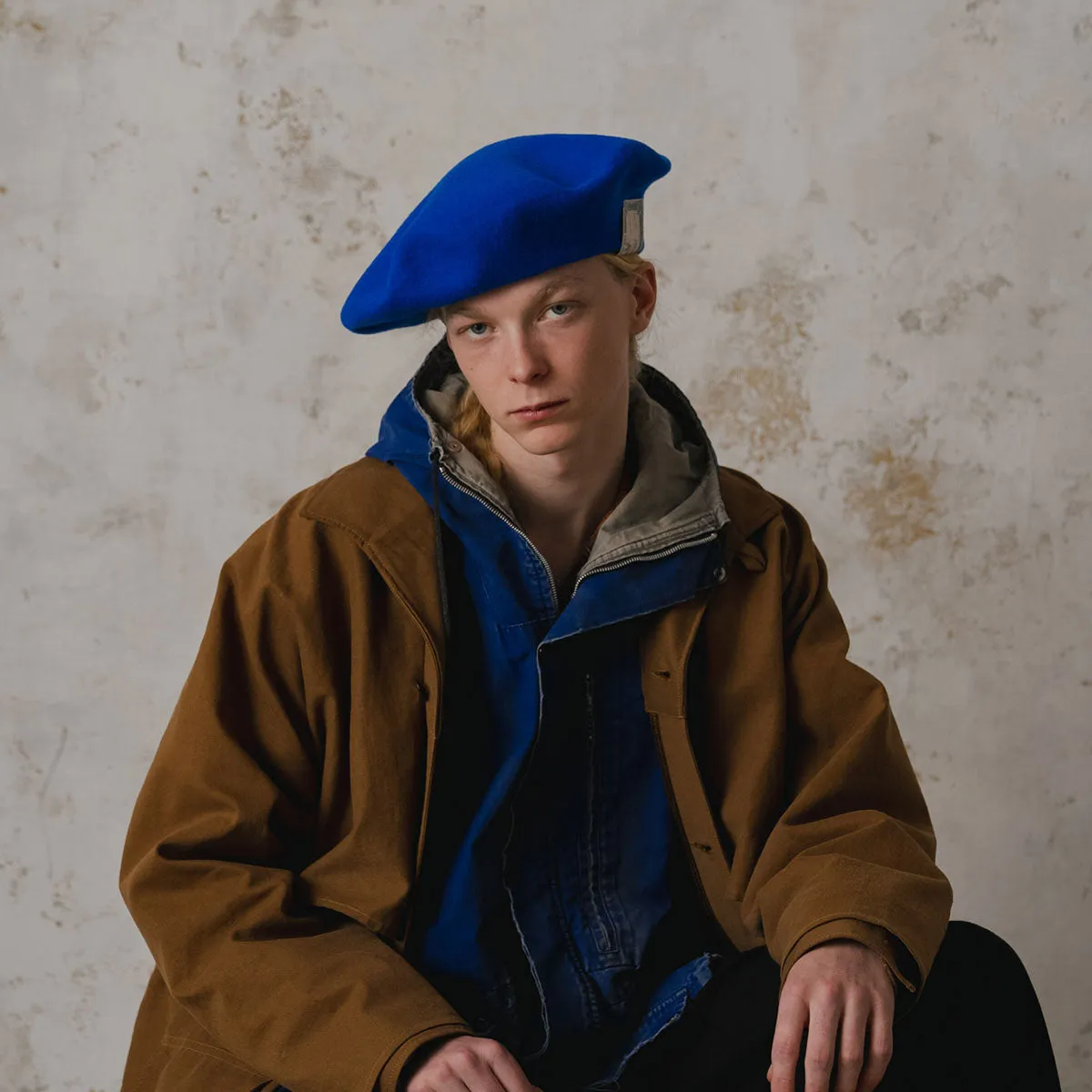 FLAT BERET - Beige sold by H.W. Dog & Co product image thumbnail 2