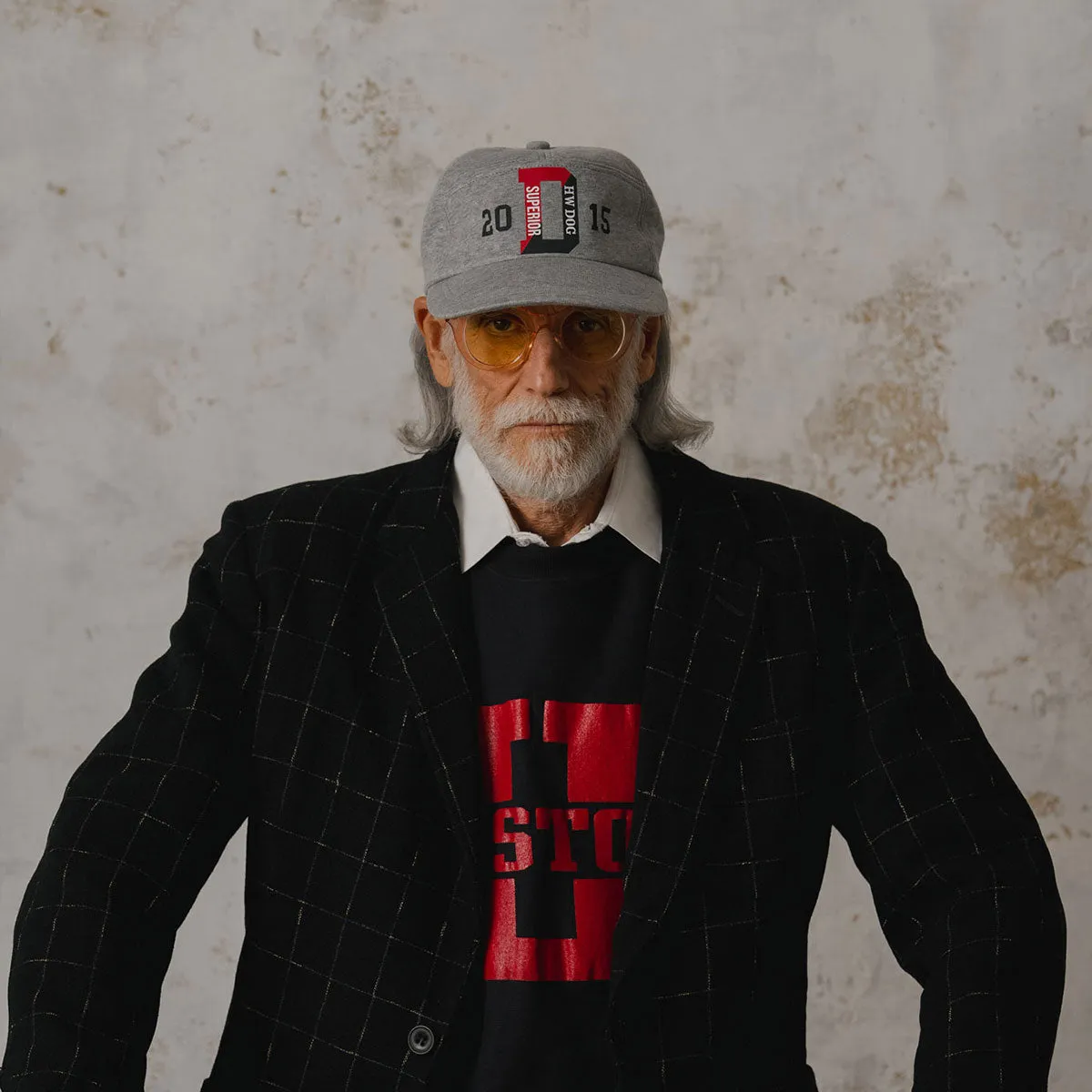 SQUARE WIDE CAP - Navy sold by H.W. Dog & Co product image thumbnail 3