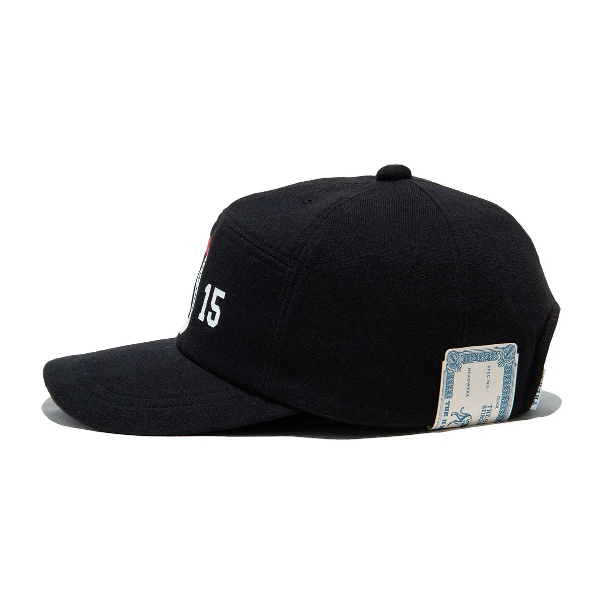 SQUARE WIDE CAP - Black sold by H.W. Dog & Co product image thumbnail 4