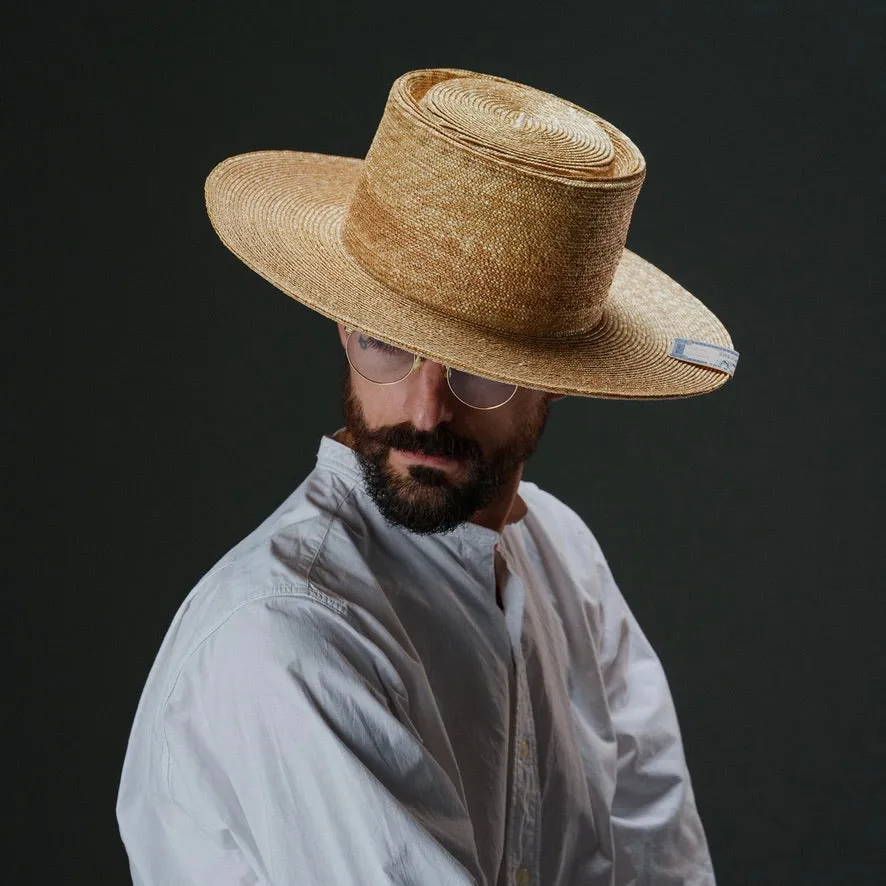 WHEAT PORK PIE HAT - Natural sold by H.W. Dog & Co product image thumbnail 2