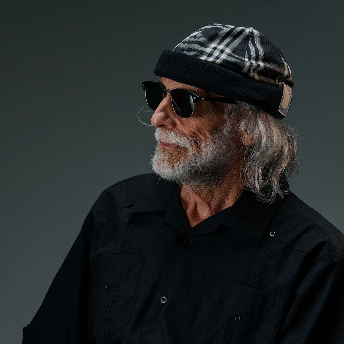 OMBRE ROLL CAP - Black sold by H.W. Dog & Co product image thumbnail 2