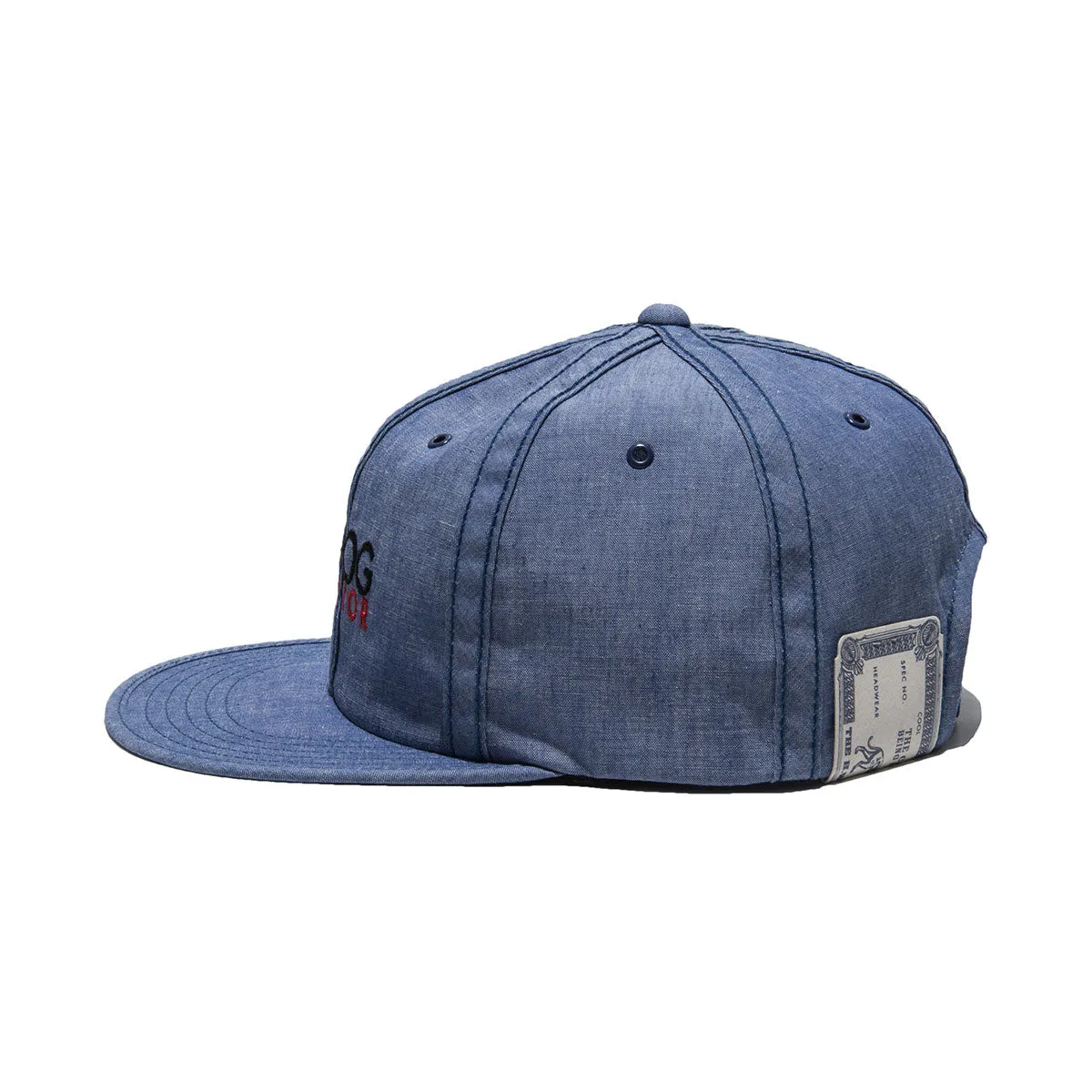 CHAMBRAY INSIDEOUT CAP - Blue sold by H.W. Dog & Co product image thumbnail 4
