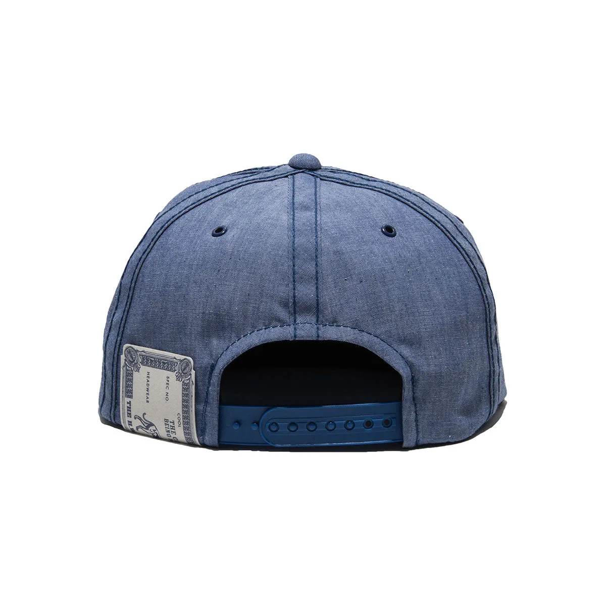 CHAMBRAY INSIDEOUT CAP - Blue sold by H.W. Dog & Co product image thumbnail 5