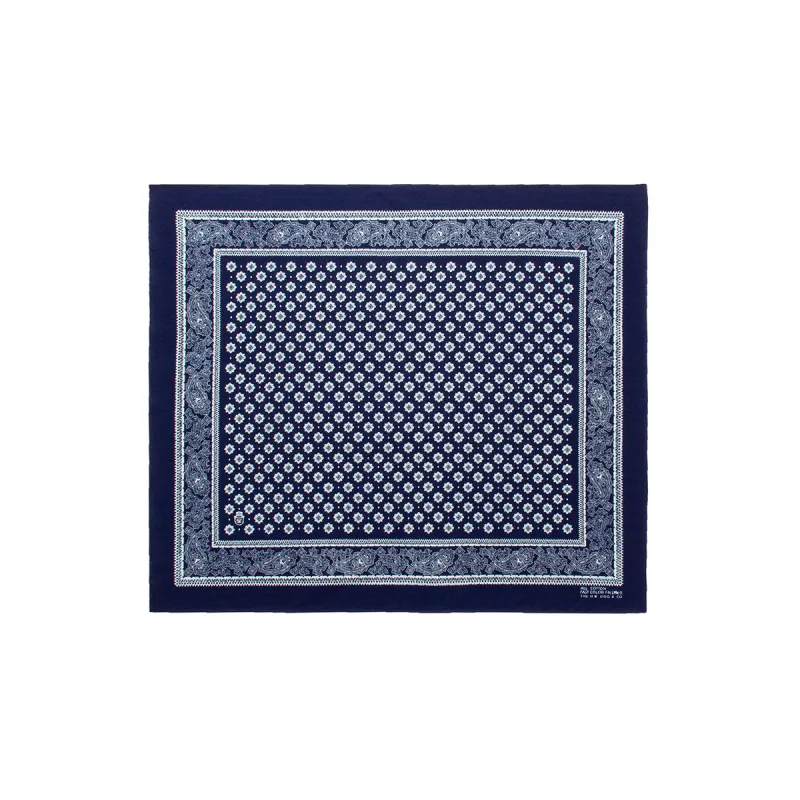 THE H.W.DOG&CO. ORIGINAL BANDANA - Paisley (Indigo 3) sold by H.W. Dog & Co