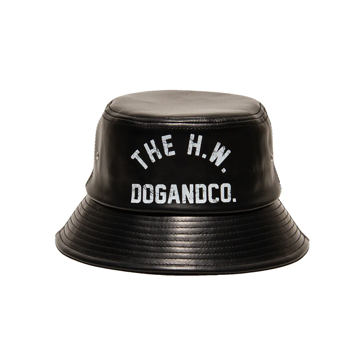 LEATHER HAT - Black sold by H.W. Dog & Co product image thumbnail 3