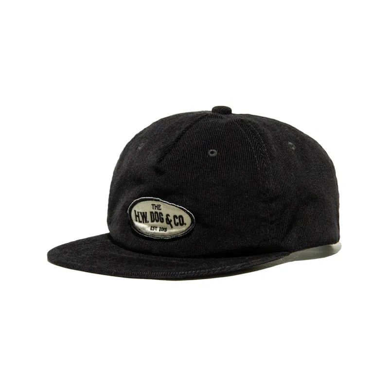 CORDUROY WORKERS CAP - Black sold by H.W. Dog & Co