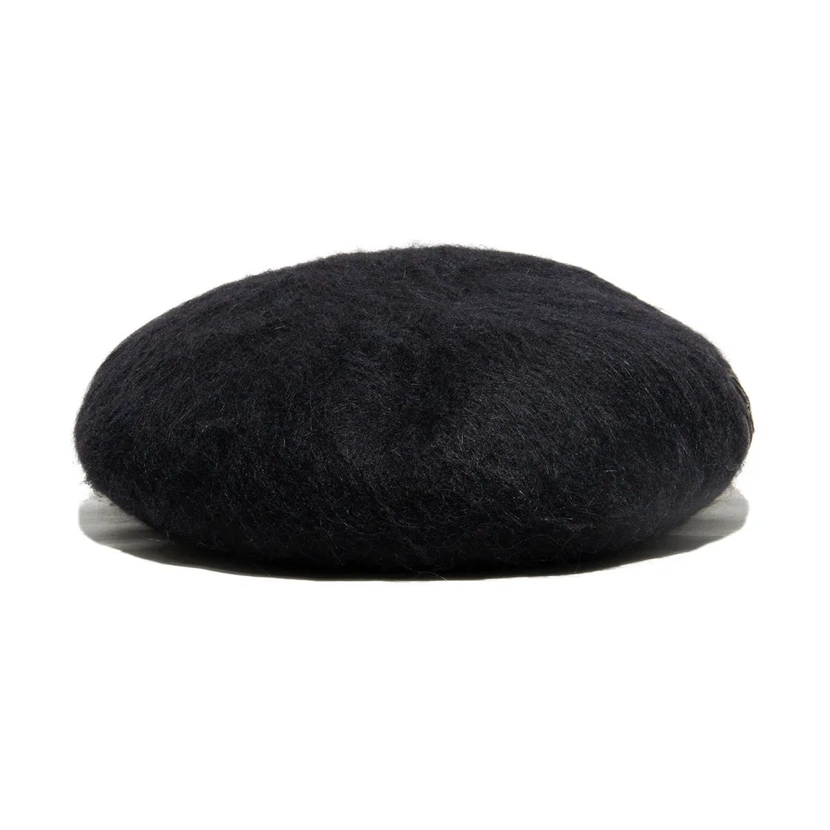 LEATHER WAPPEN FLUFFY BERET - Black sold by H.W. Dog & Co product image thumbnail 5