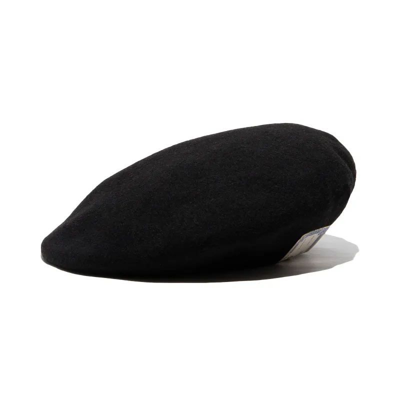 FLAT BERET - Black sold by H.W. Dog & Co