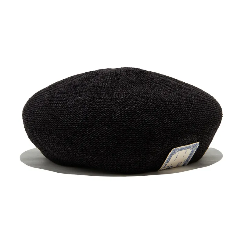 WASHI BIG BERET - Black sold by H.W. Dog & Co
