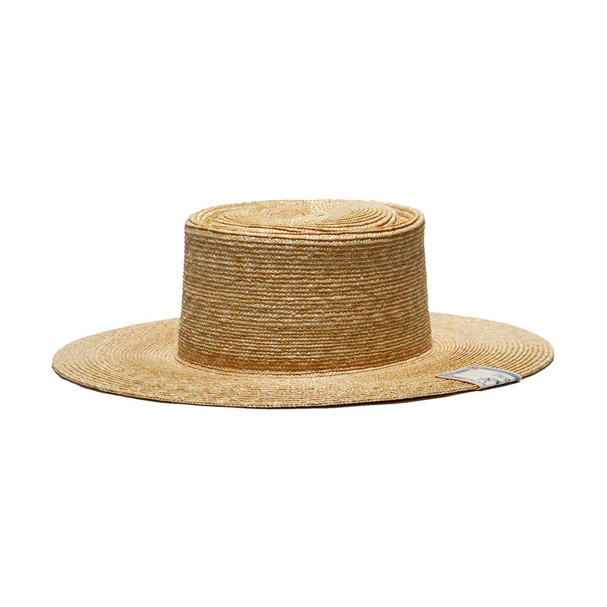 WHEAT PORK PIE HAT - Natural sold by H.W. Dog & Co