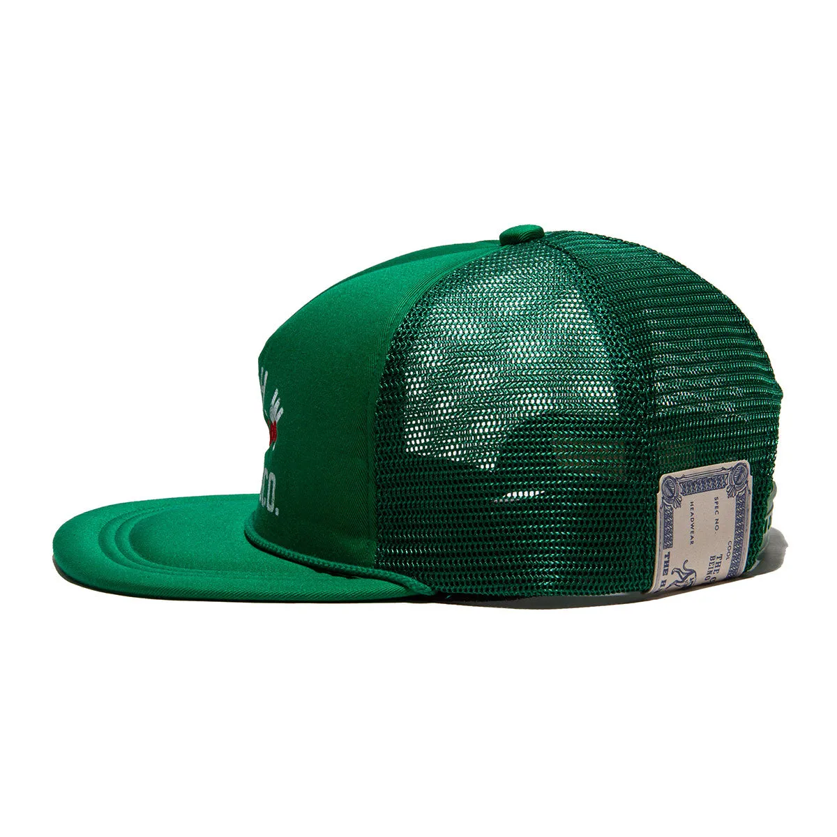 COTTON MESH CAP - Green sold by H.W. Dog & Co product image thumbnail 4