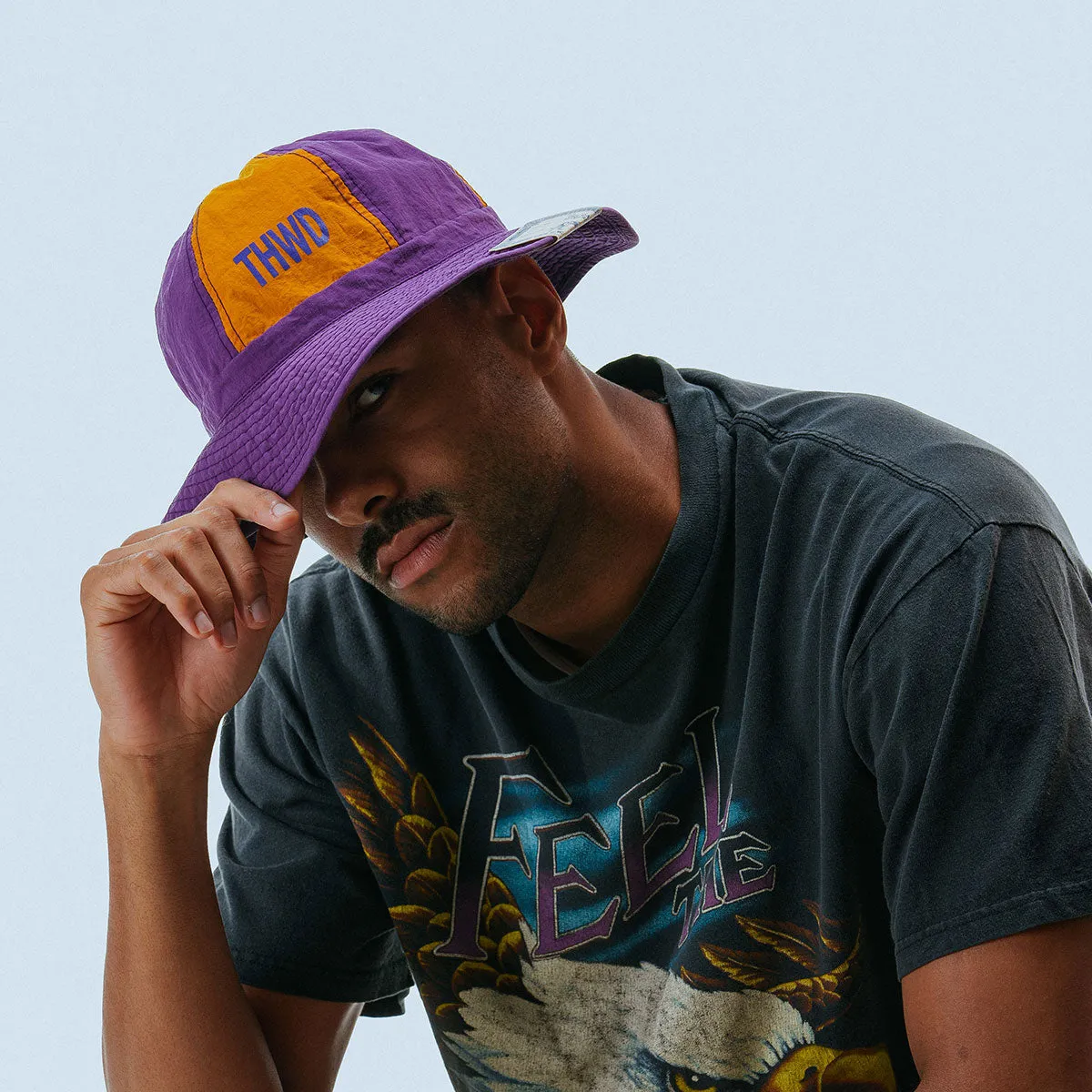 NYLON FATIGUE HAT - Purple / Yellow sold by H.W. Dog & Co product image thumbnail 2